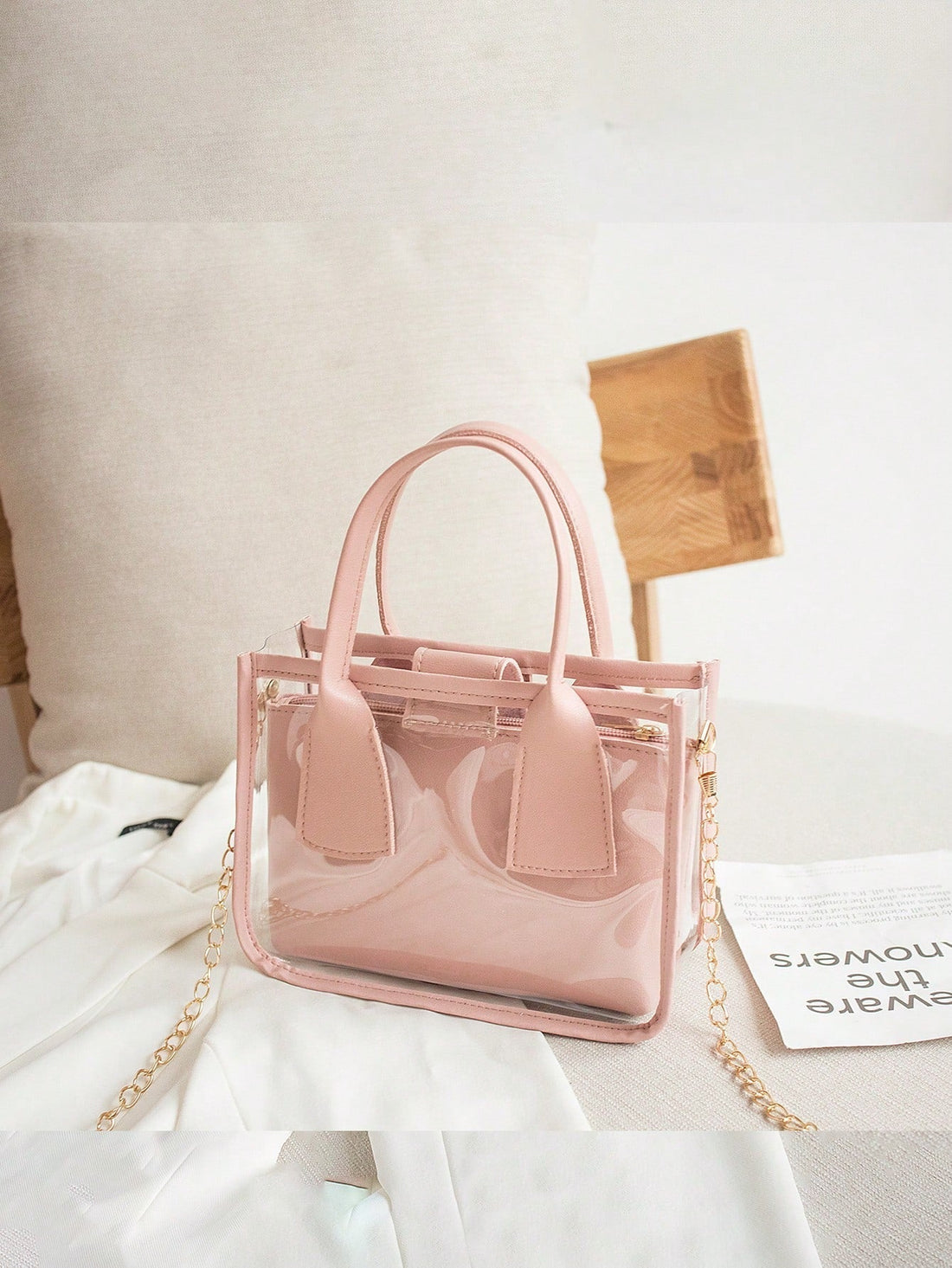 Mini Transparent Inner Bag 196 Chain Crossbody Bag For Women