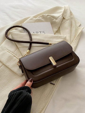 Fashionable, Casual, And Minimalist Chain Underarm Bag With Flap Shoulder Bag - 10