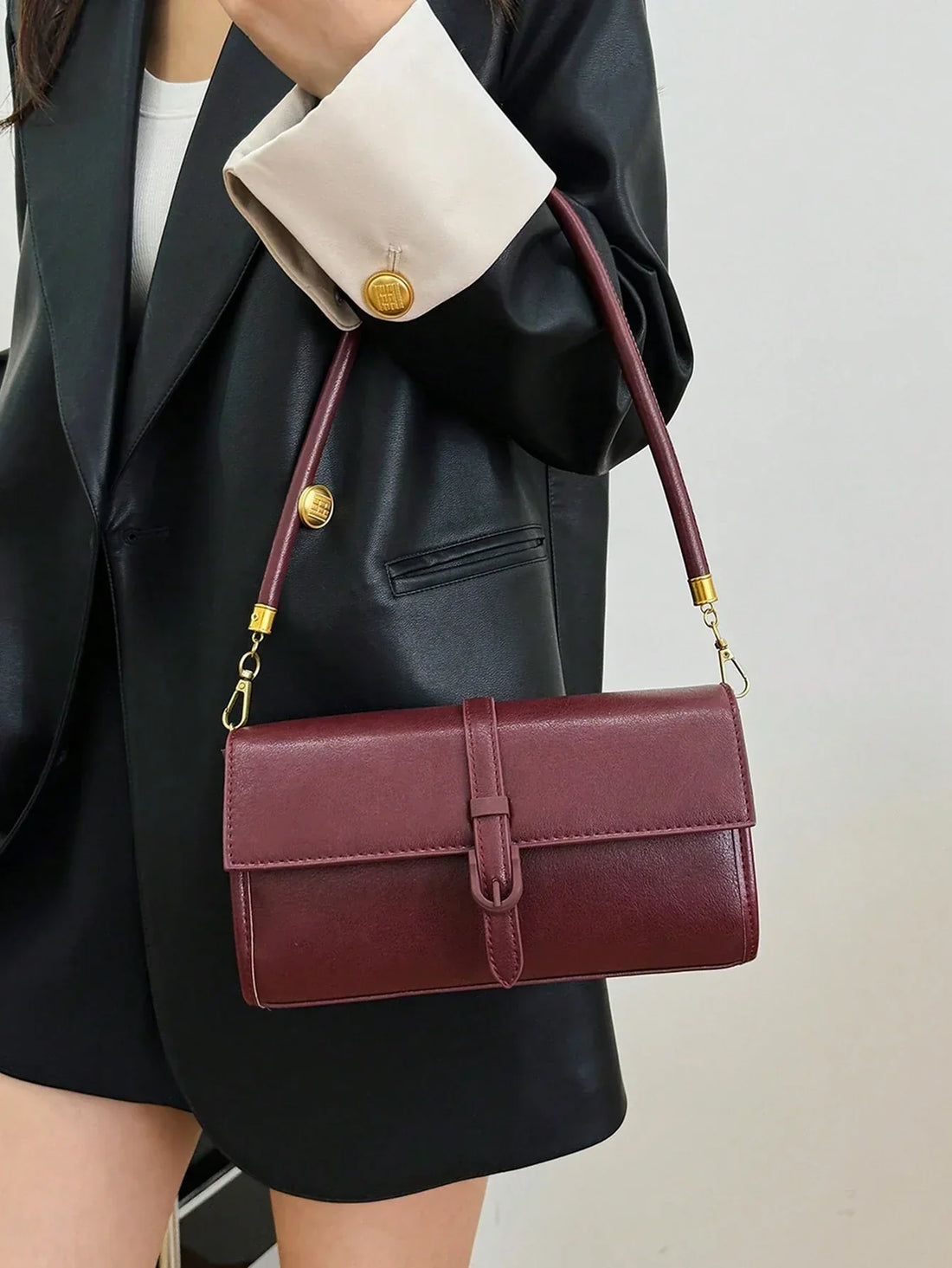 Casual Chic Small Square Shoulder Bag, Popular Crossbody Bag, Fall Seasonal New Arrival - 13