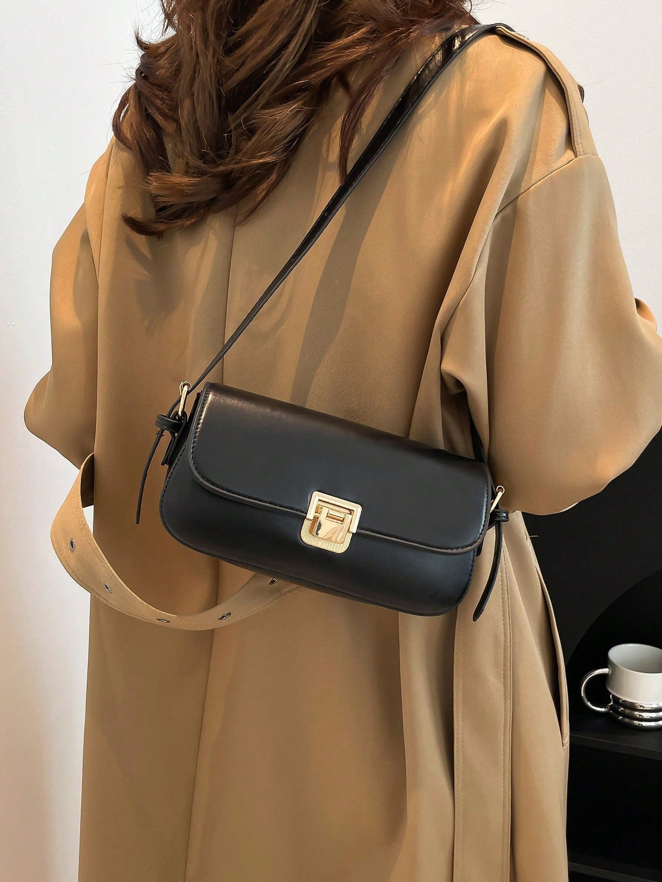 High-Quality Women's New 2025 Versatile Bag Bag Niche Bag Shoulder Small Square Bag Women's Armpit Bag - 7