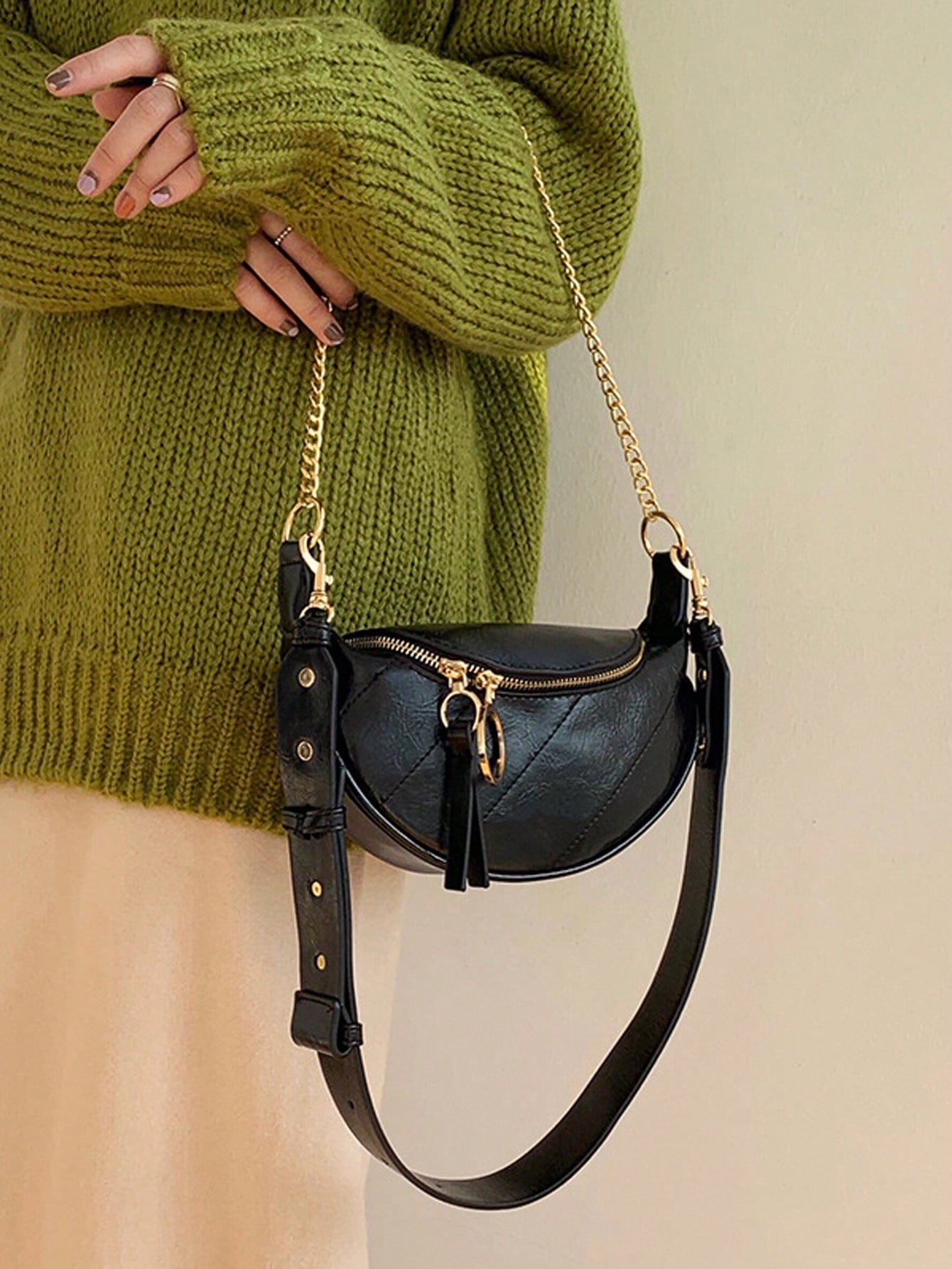 Waist Bag, Fashion Chain Crossbody Bag, Multifunctional Chest Bag And Shoulder Bag For Summer - 9