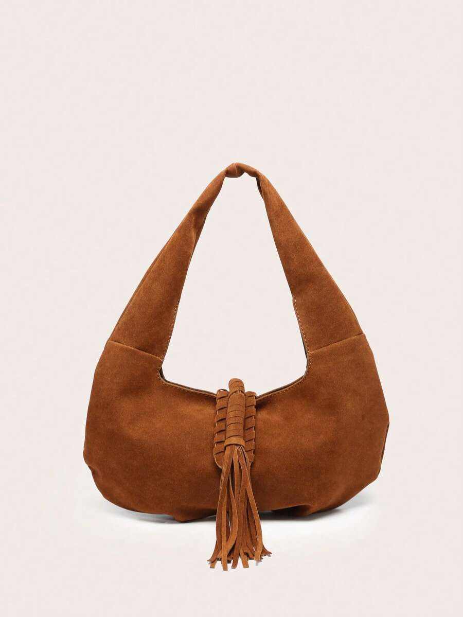 Soft & Adorable Brown Shoulder Bag
