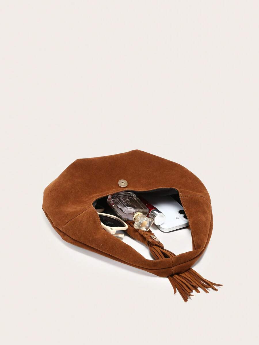 Soft & Adorable Brown Shoulder Bag