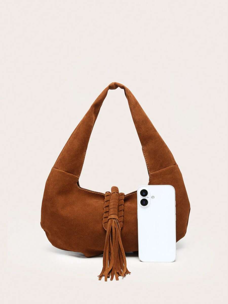Soft & Adorable Brown Shoulder Bag