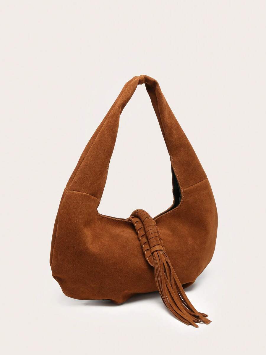 Soft & Adorable Brown Shoulder Bag