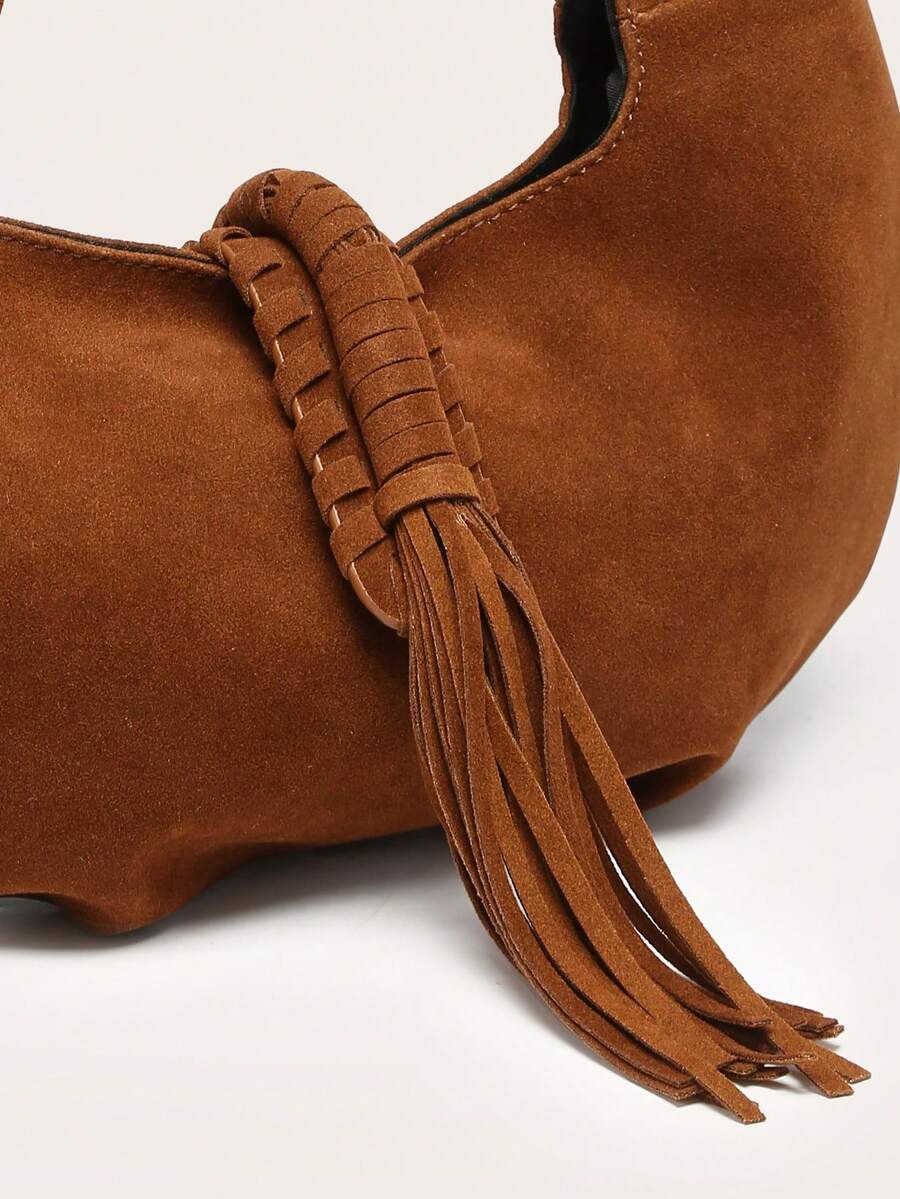 Soft & Adorable Brown Shoulder Bag